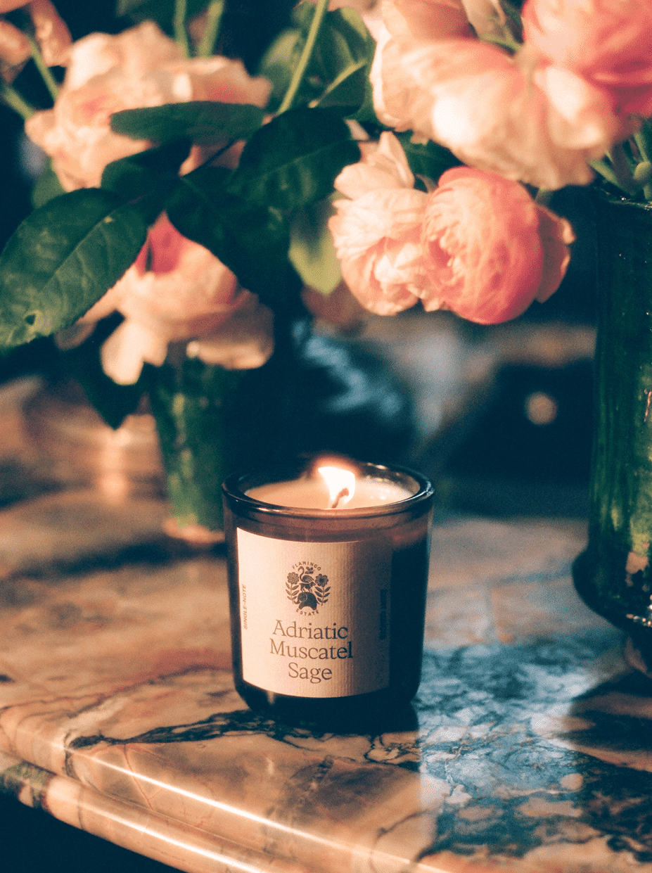 Candles Flamingo Estate Adriatic Muscatel Sage Candle Flamingo Estate