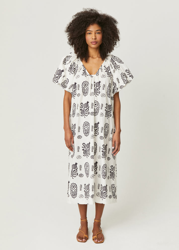 Dresses Rhode Resort Augustina Dress in Ivory Block Rhode Resort