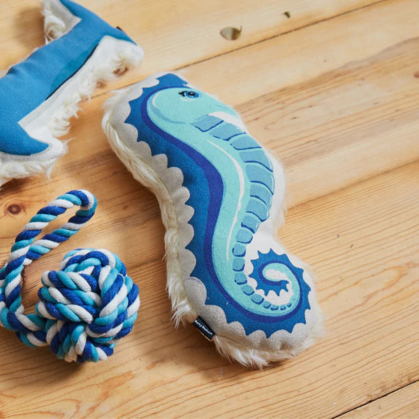Toys Harry Barker Coastal Seahorse Dog Toy Harry Barker
