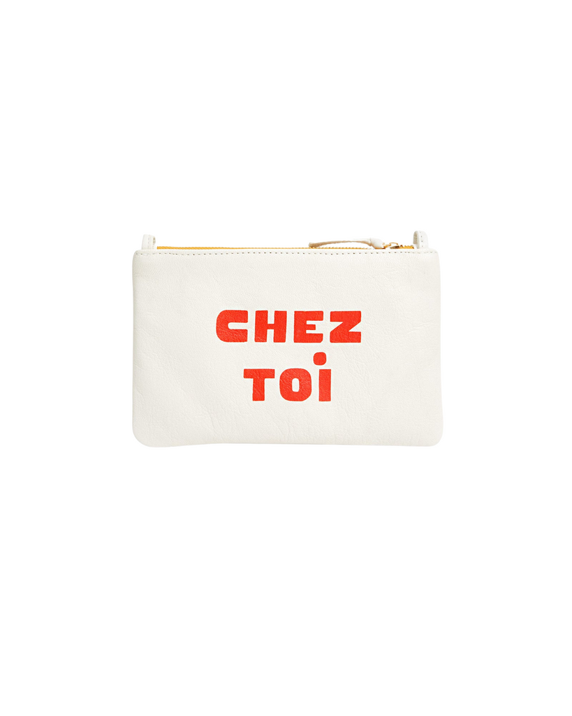 Handbags Clare V. "Chez Moi" Wallet Clutch in Cream Clare V.