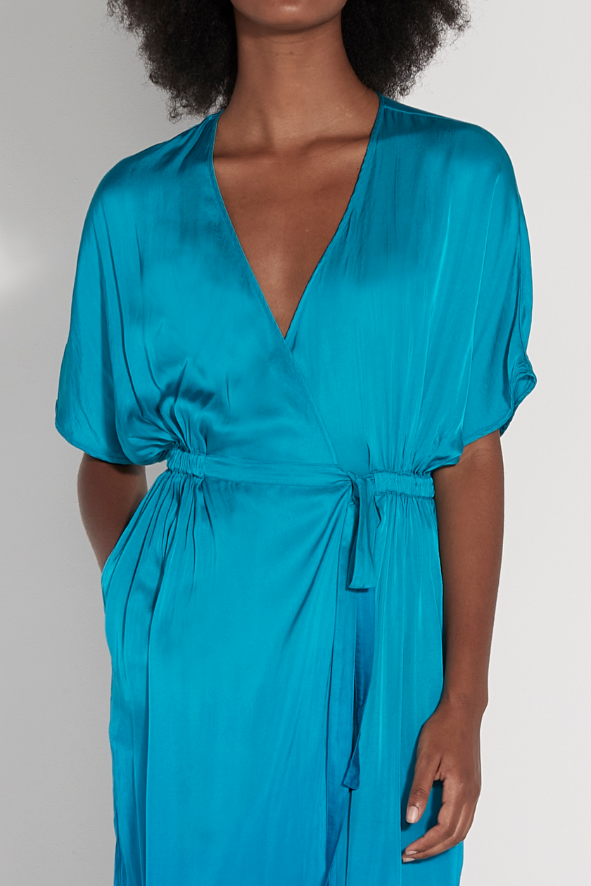 Dresses Raquel Allegra Diane Dress in Aqua Raquel Allegra