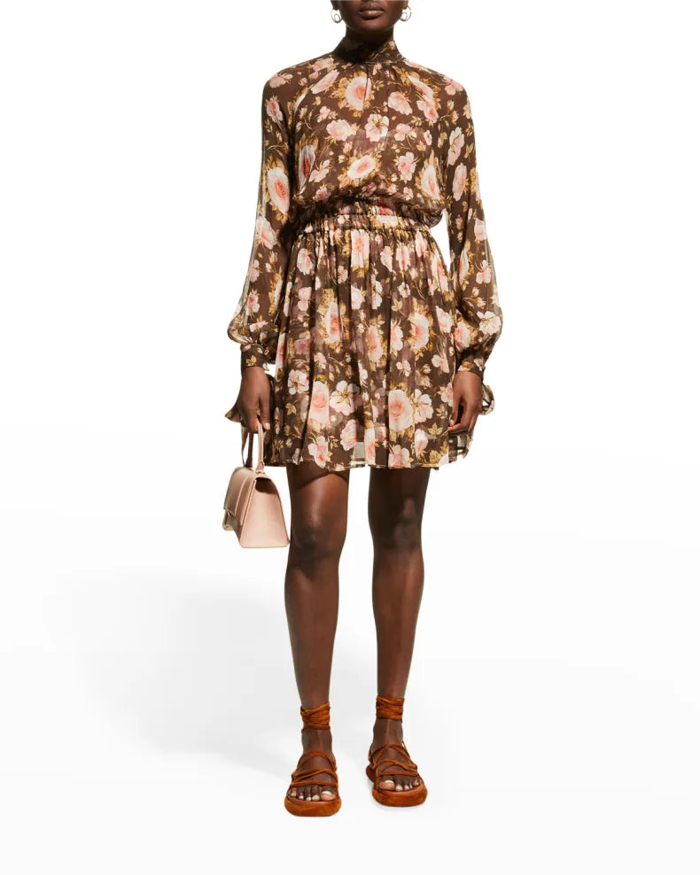 Dresses Alessia Zamattio Dalia Mini Dress in Floral Alessia Zamattio