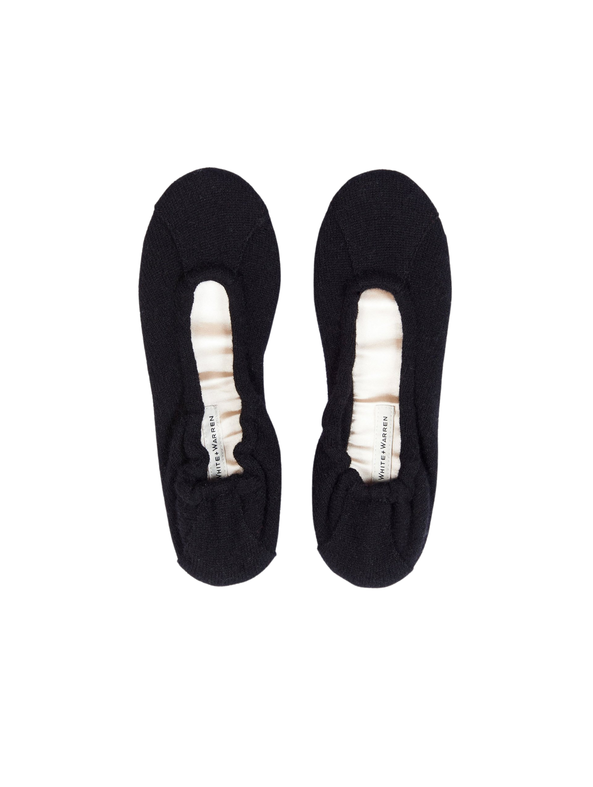 Slippers White & Warren Cashmere Slipper in Black White & Warren