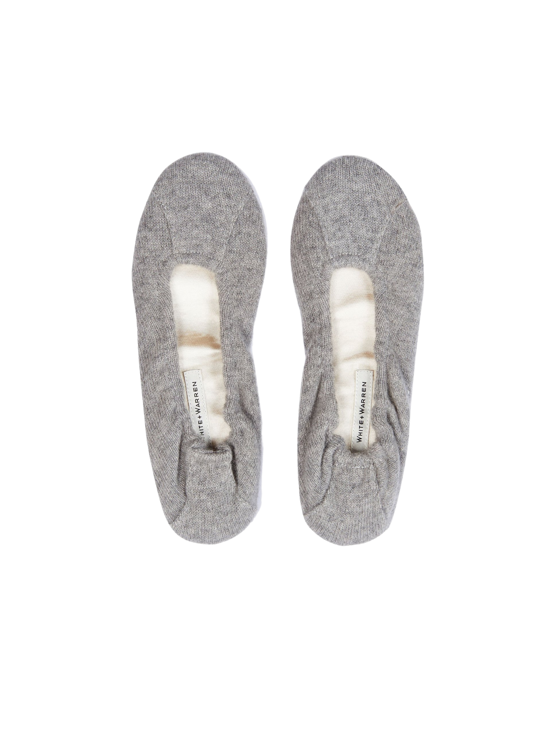 Slippers White & Warren Cashmere Slippers in Grey White & Warren