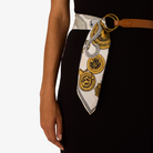 ACCESSORIES Leather Belt Handle in Brown Inoui Editions