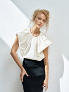 BLOUSES/SHIRTS/TOPS Cacie Top in Black Atelier Delphine