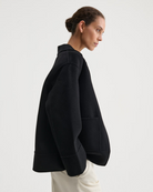 SWEATERS The Viki Short Coat in Black Nonchi