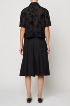 SKIRTS Pleat Skirt in Black Atelier Delphine