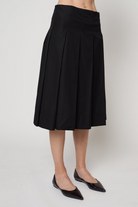 SKIRTS Pleat Skirt in Black Atelier Delphine