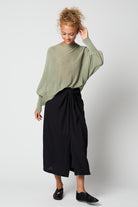 SKIRTS Handkerchief Skirt In Black Atelier Delphine