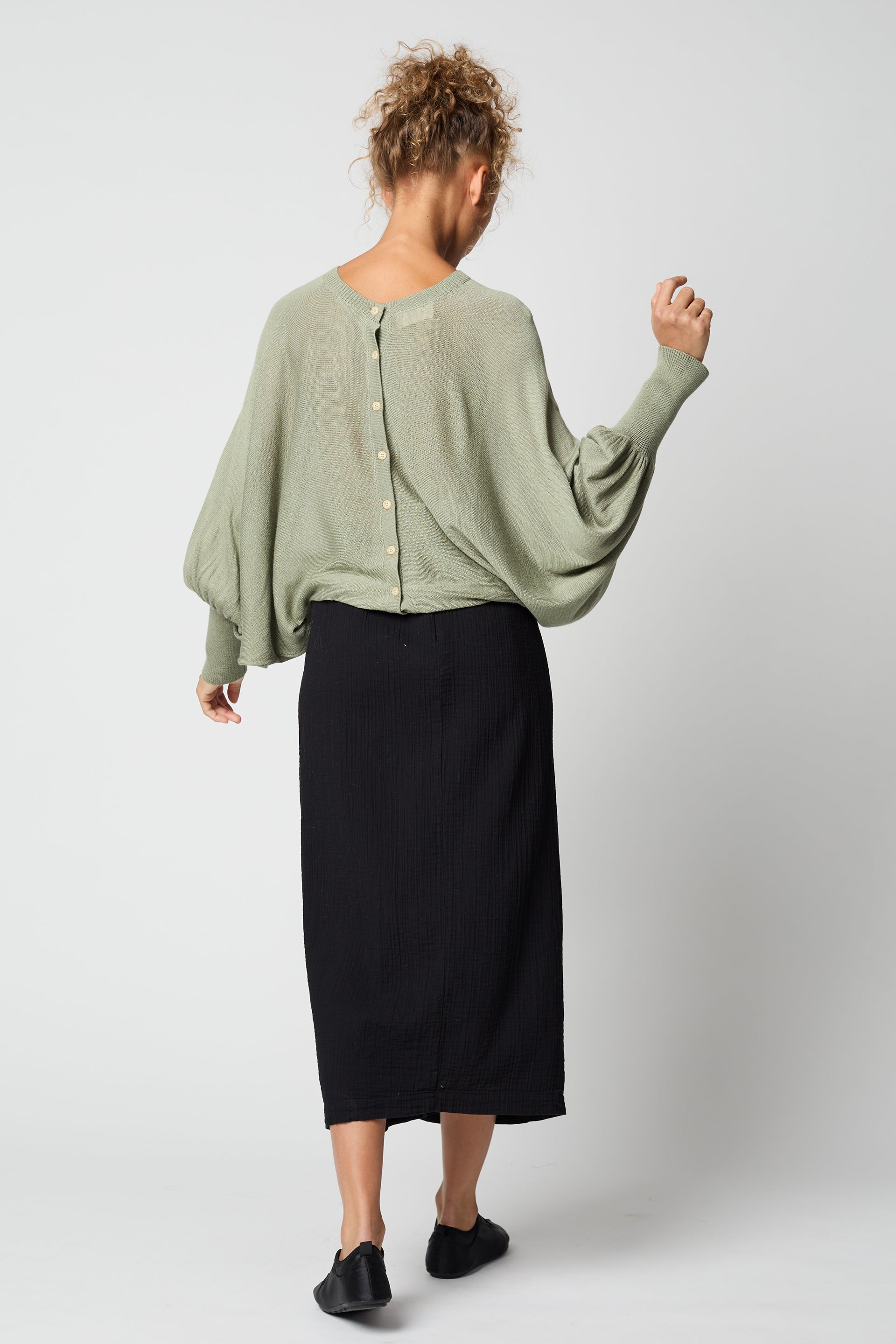 SKIRTS Handkerchief Skirt In Black Atelier Delphine