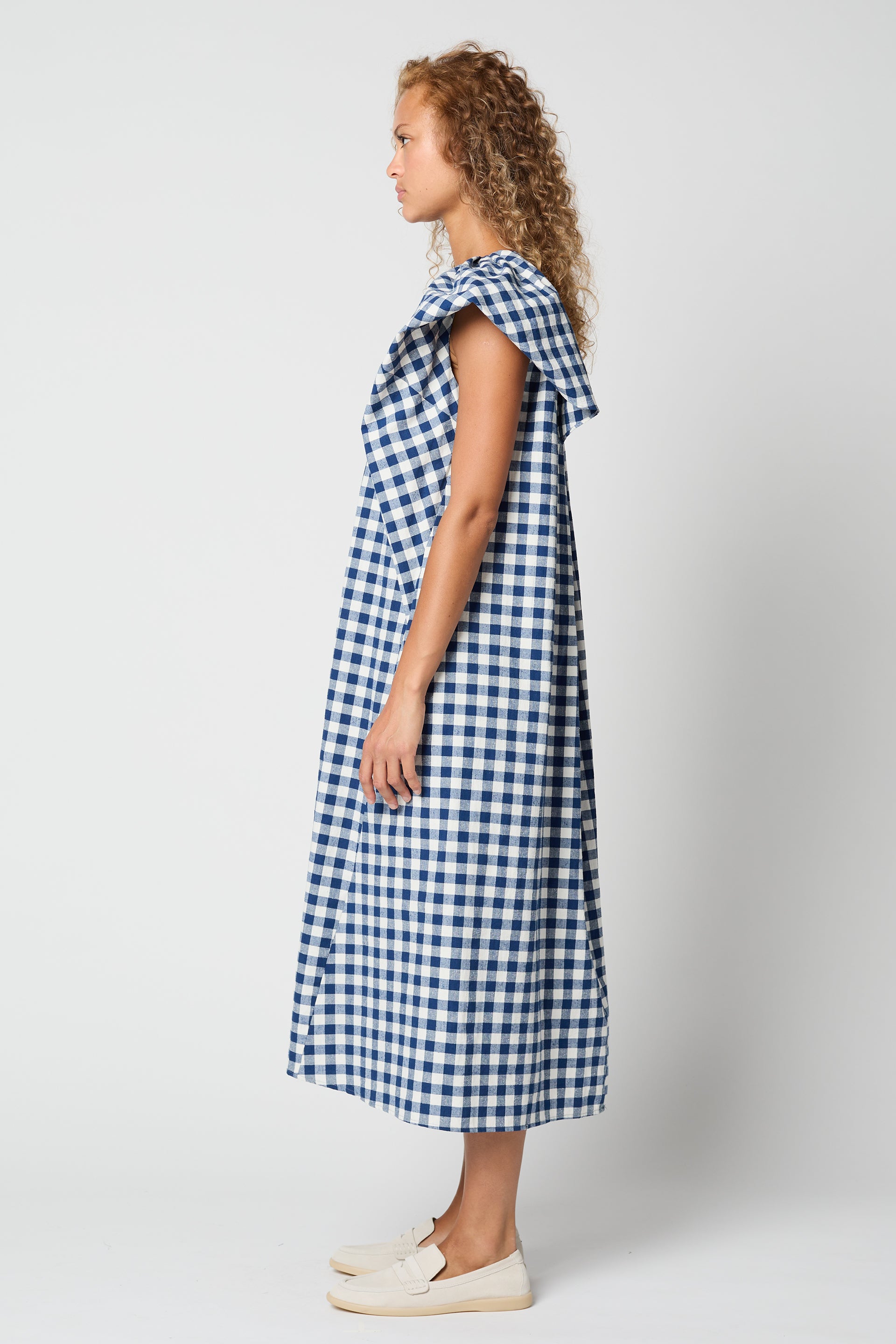 DRESSES/JUMPSUITS Cacie Dress in Gingham Atelier Delphine