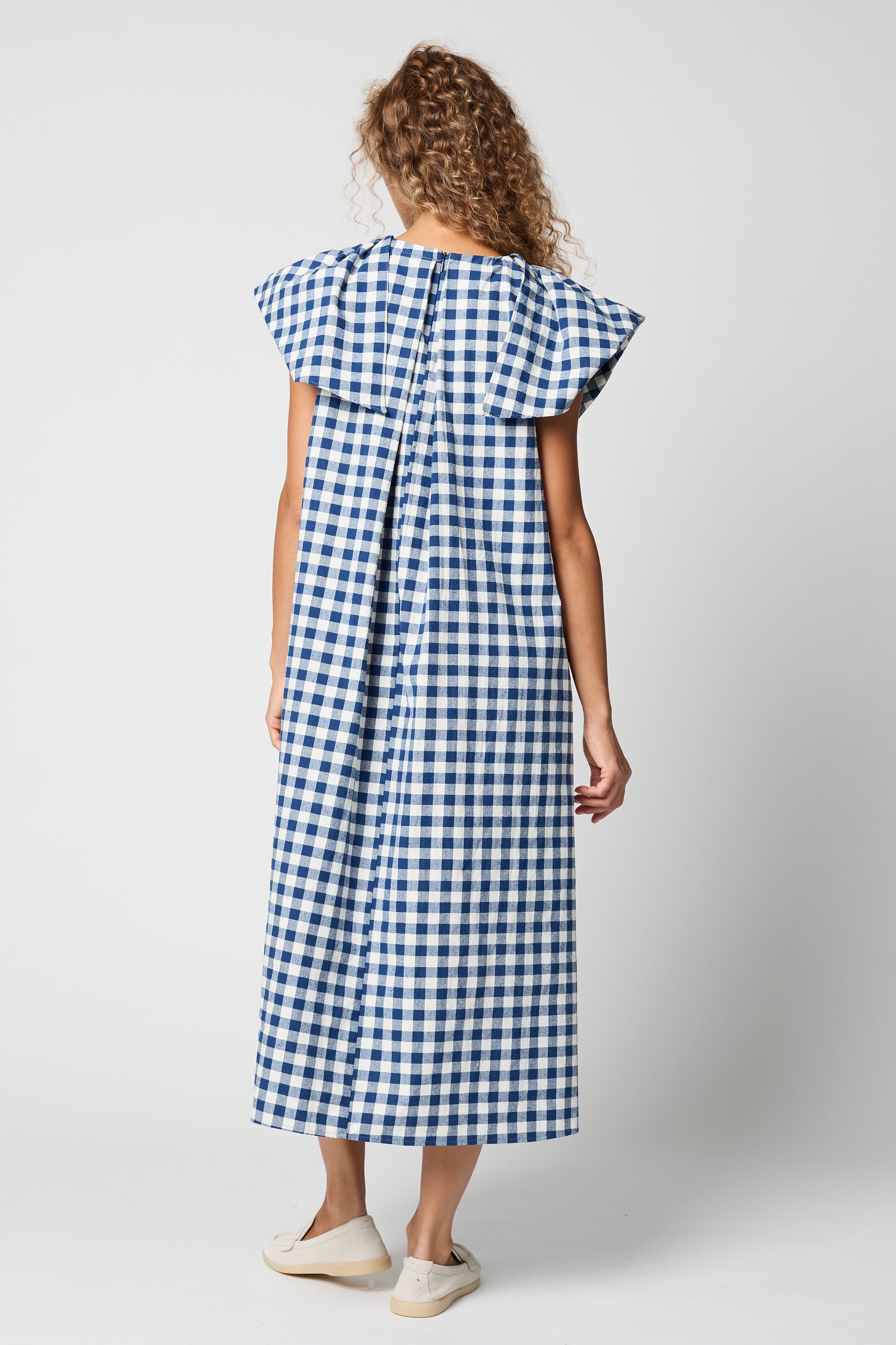 DRESSES/JUMPSUITS Cacie Dress in Gingham Atelier Delphine