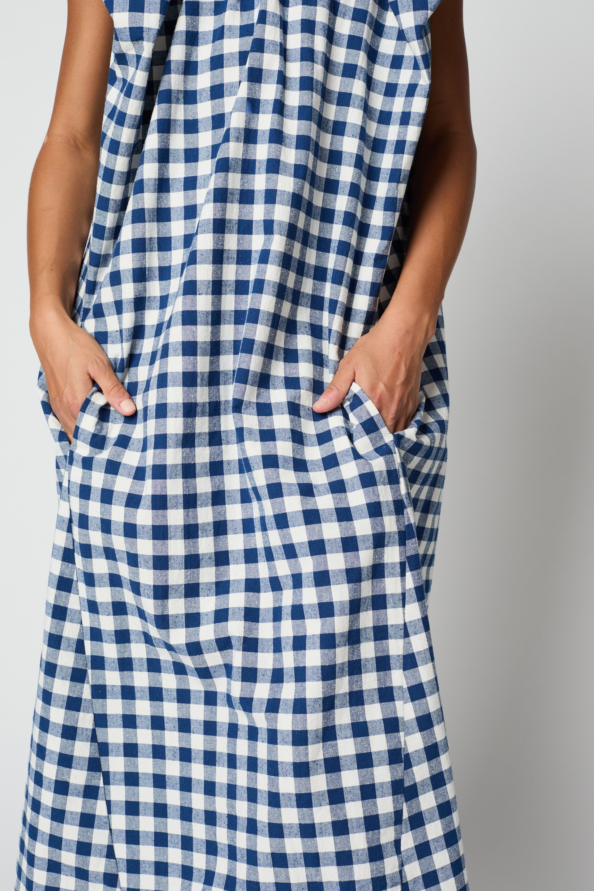 DRESSES/JUMPSUITS Cacie Dress in Gingham Atelier Delphine