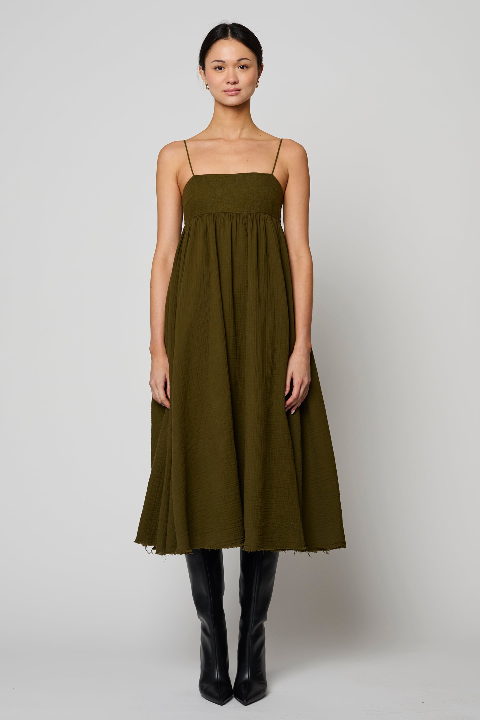 DRESSES/JUMPSUITS Arquette Dress in Sailor's Blue Atelier Delphine