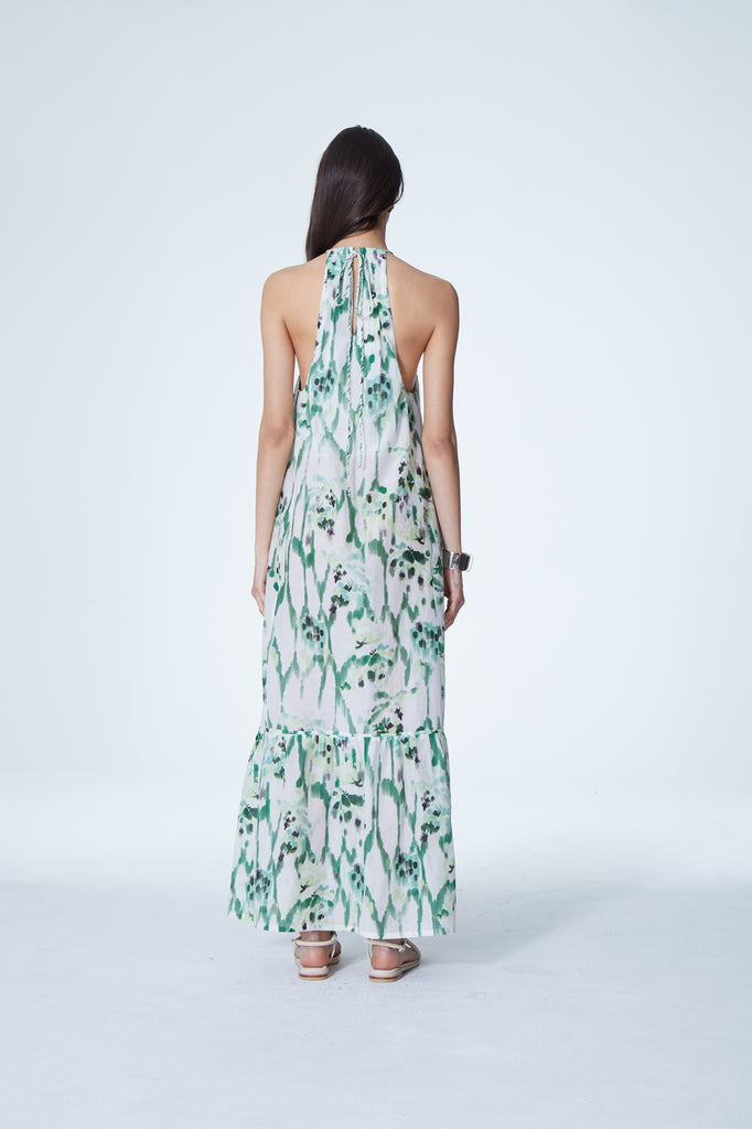 Dresses Maria Cher Fatima Emma Maxi Dress in Abstract Green Maria Cher
