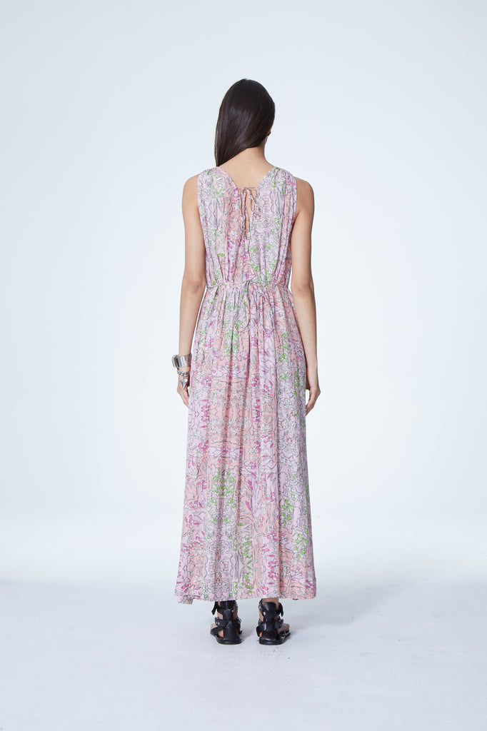 Dresses Maria Cher Zapala Maren Maxi Dress in Blush Floral Maria Cher