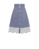 SKIRTS ELIANA MIDI SKIRT W/LACE Loretta Caponi