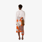 ACCESSORIES Cotton Toutou Scarf in Orange Inoui Editions