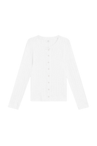 SWEATERS POINTELLE CLASSIC CREW CARDIGAN Leset