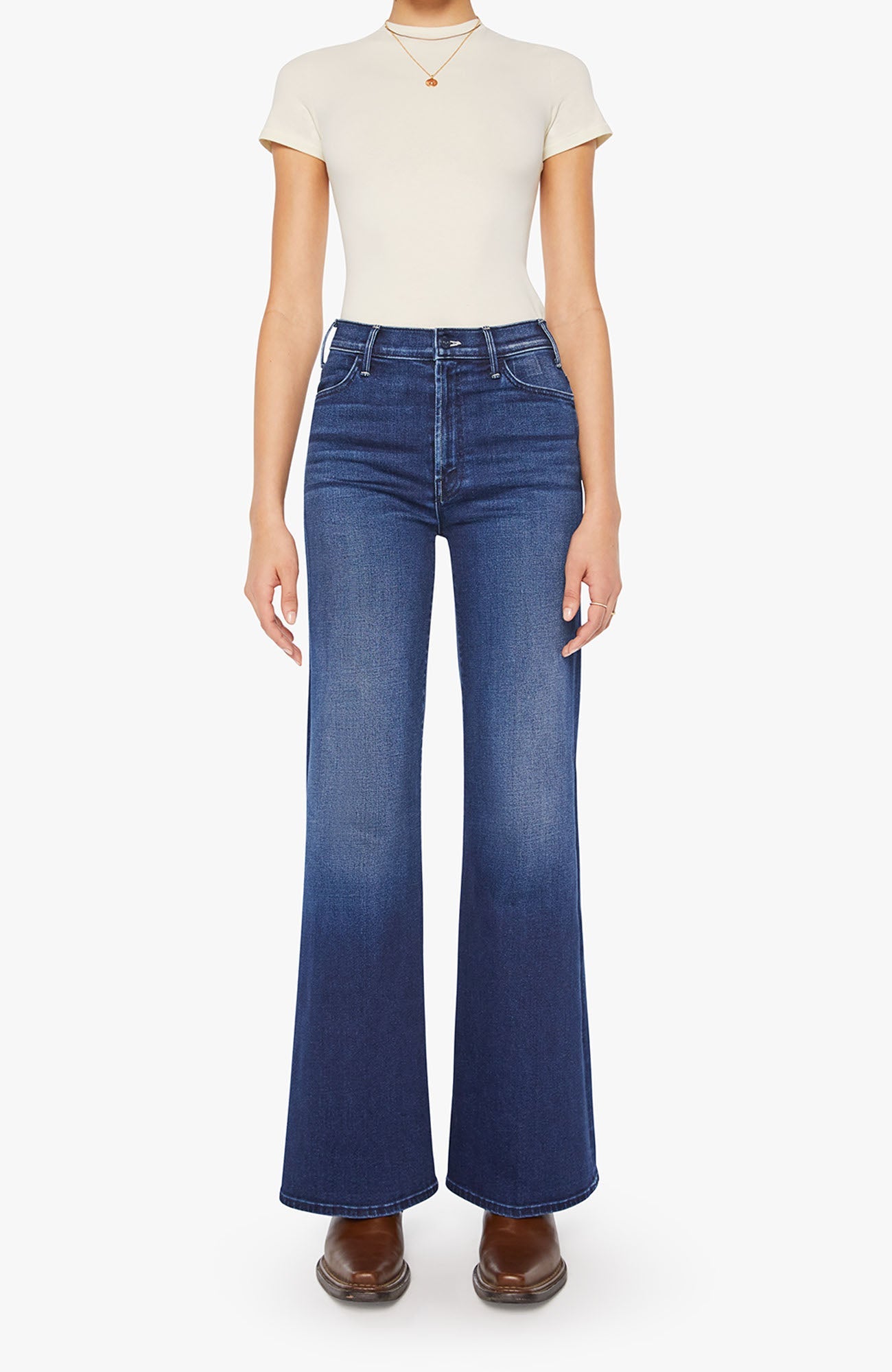 DENIM The Hustler Roller Sneak Jean in Homecoming High Mother