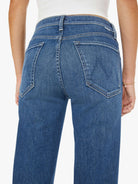 DENIM The Mid Rise Rambler Zip Ankle Jean in Catch My Drift Mother