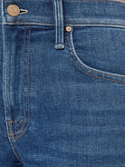 DENIM The Mid Rise Rambler Zip Ankle Jean in Catch My Drift Mother