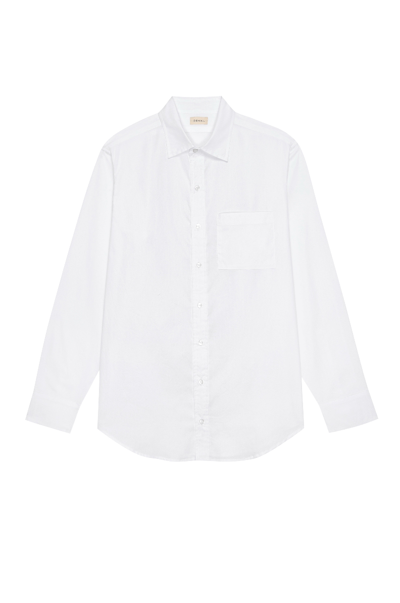 BLOUSES/SHIRTS/TOPS THE OXFORD SHIRT IN CLOUD Donni