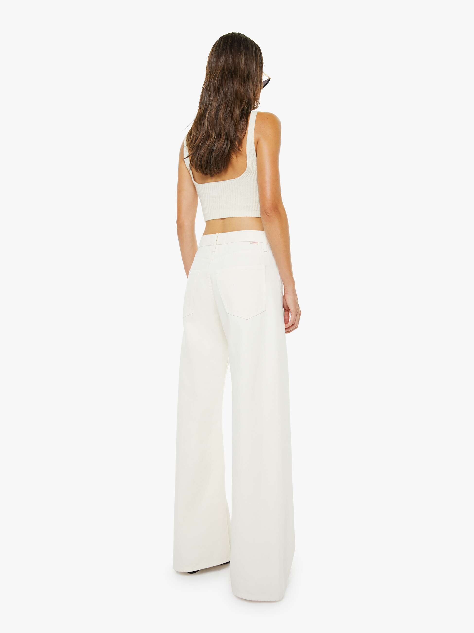 DENIM The Lemon Twist Sneak Jean in Natural Mother