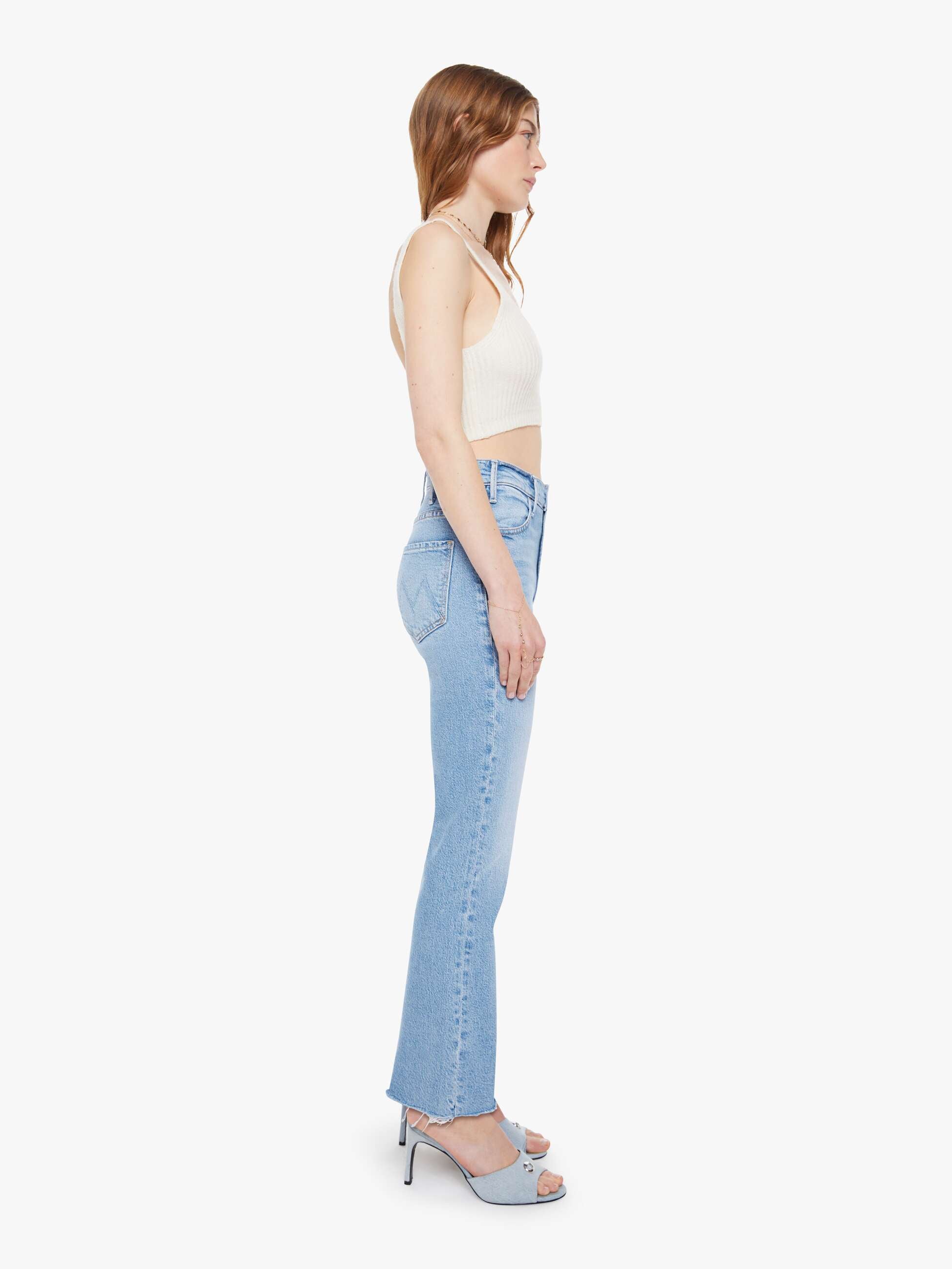 DENIM The Hustler Ankle Fray Jean in Sow Surreal Mother
