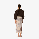 ACCESSORIES Cotton Toutou Scarf in White Inoui Editions