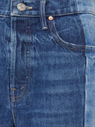 DENIM The Tux Sidestepper Sneak Fray Jean in Double Take Mother