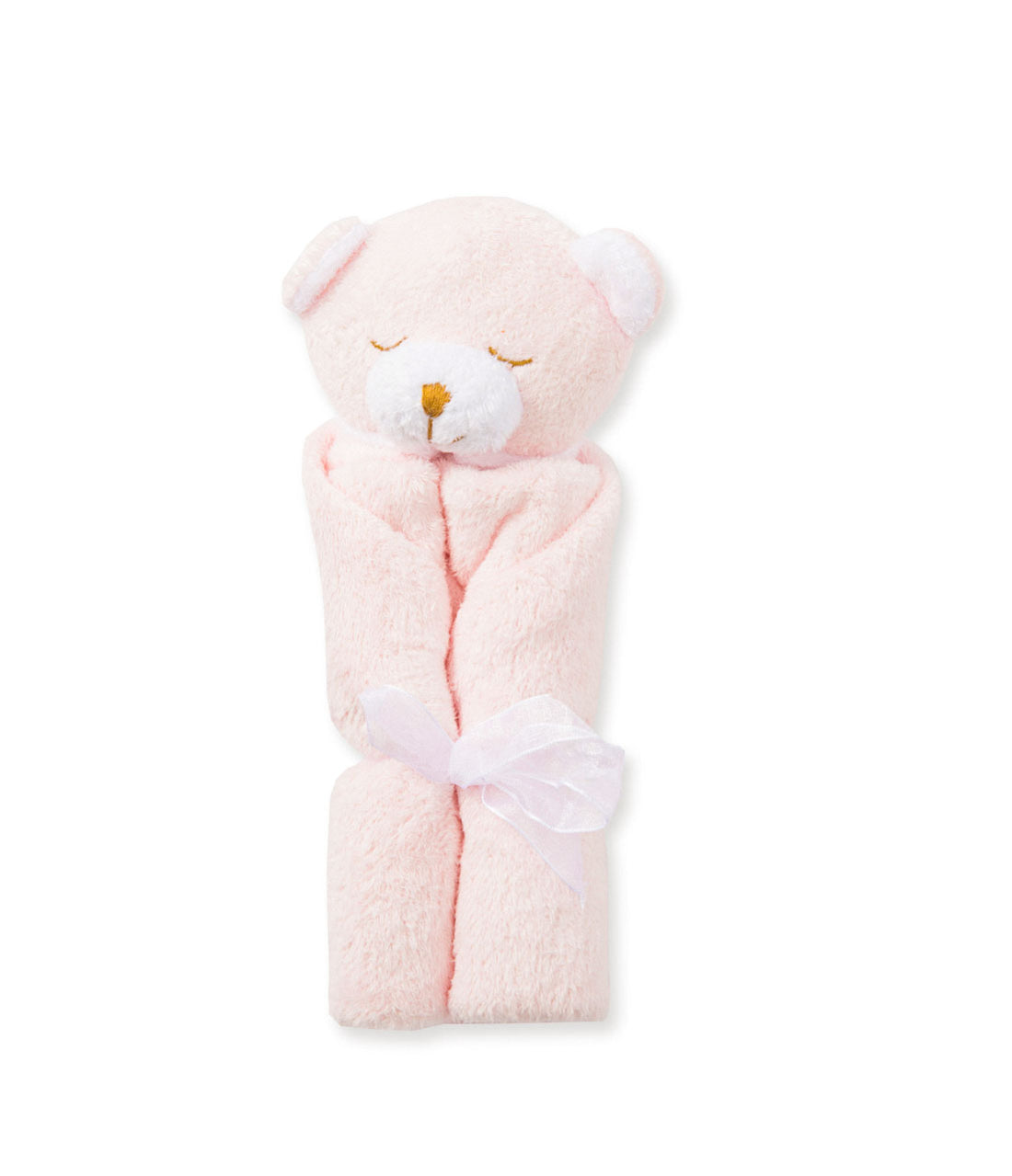 CHILDREN'S ACCESSORIES PINK BEAR BLANKIE Angel Dear