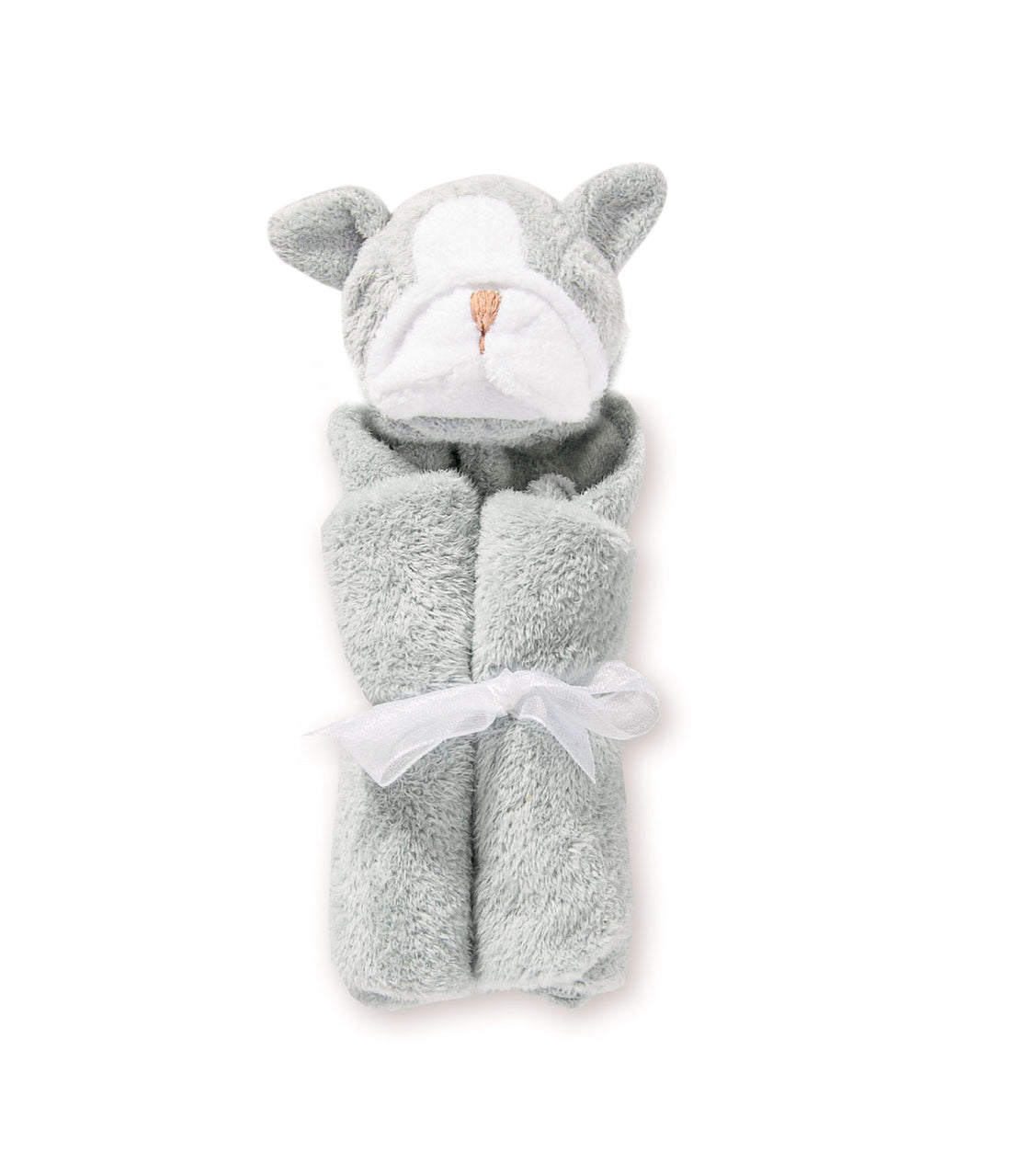 CHILDREN'S ACCESSORIES Grey Bulldog Blankie Angel Dear