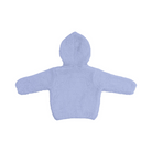 CHILDREN'S APPAREL Baby Chenille Hoodie in Dusty Blue Angel Dear
