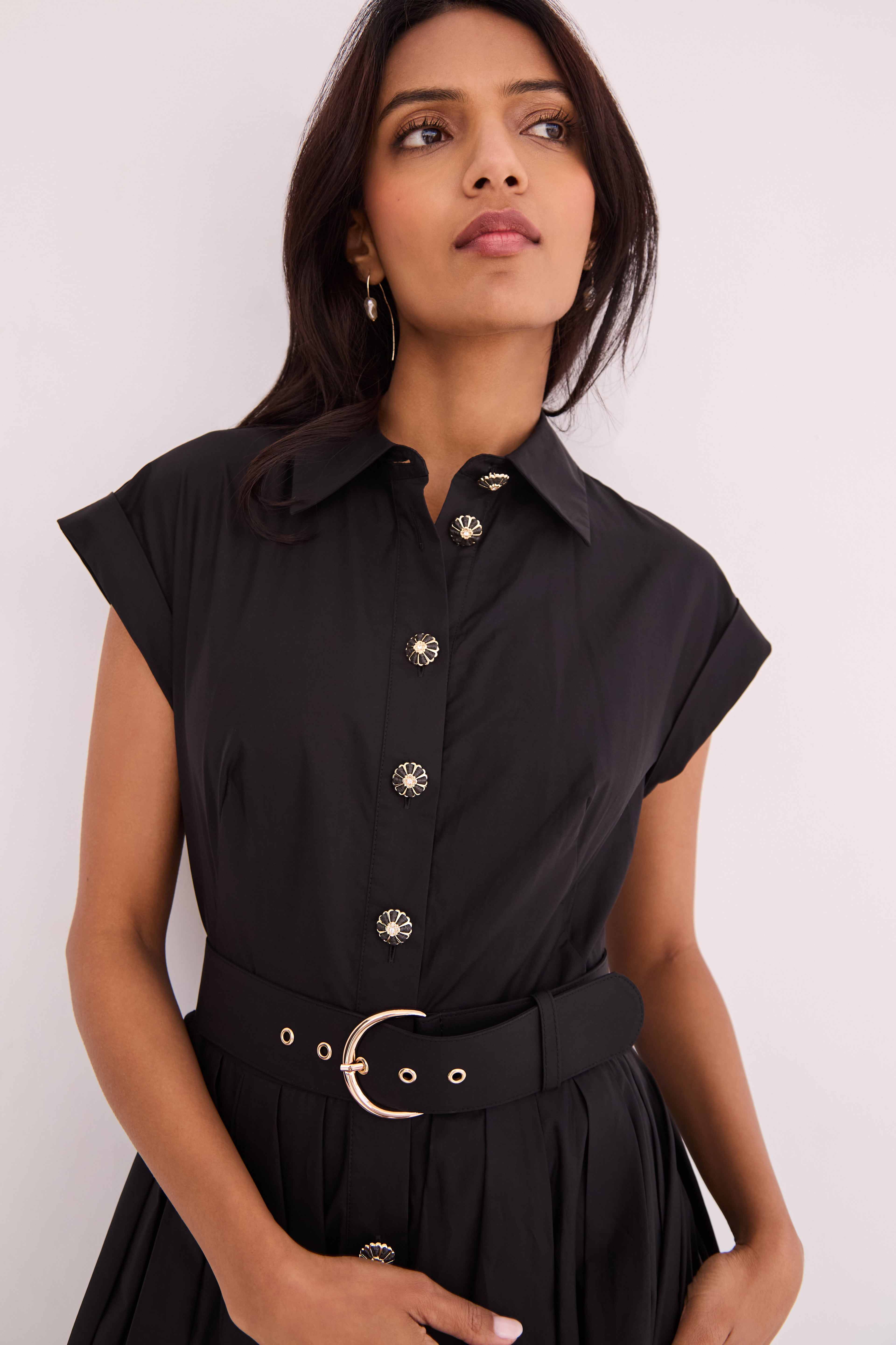 DRESSES/JUMPSUITS Octavia Dress in Black Cara Cara