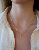 JEWELRY Diamond Pillow Mini Mixed Chain Necklace in Yellow Gold EF Collection