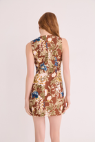 DRESSES/JUMPSUITS Rhapsody Dress in Flora Meadow Brown Cara Cara