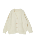 SWEATERS Amelia Cardigan in Cream Atelier Delphine