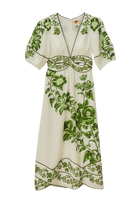 DRESSES/JUMPSUITS CASCADE SHORT SLEEVE MIDI DRESS Farm Rio