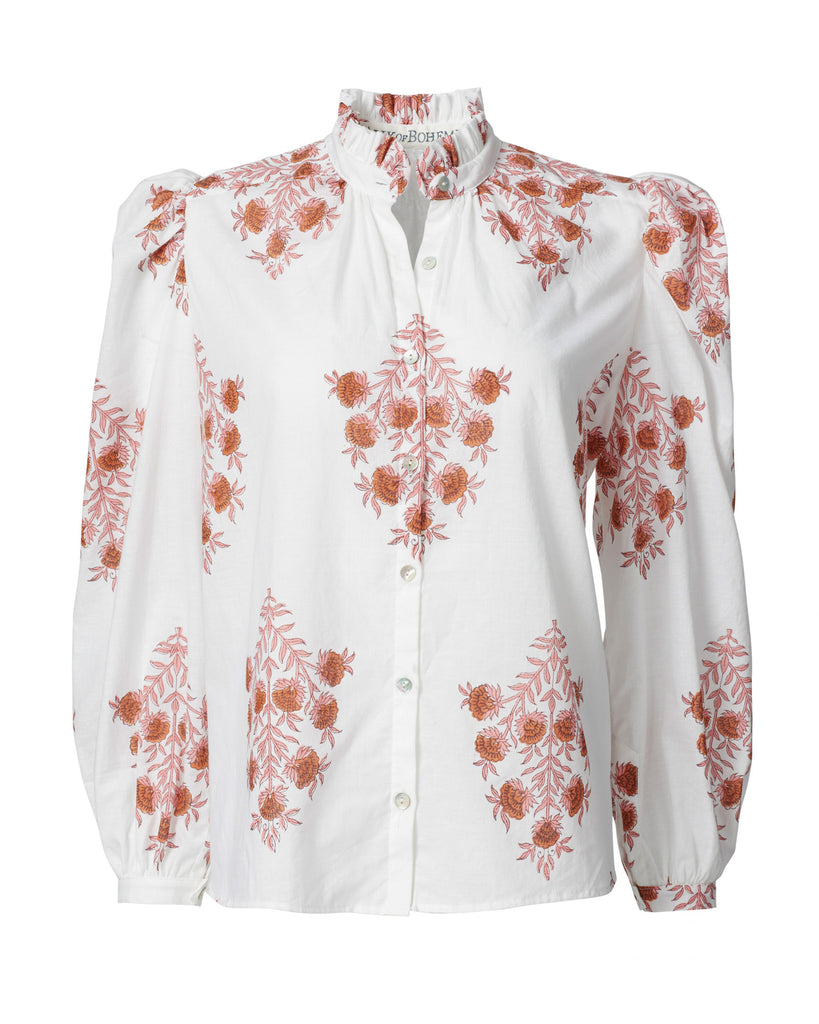 Tops Alix of Bohemia Annabel Shirt in Pink Dahlia Alix of Bohemia
