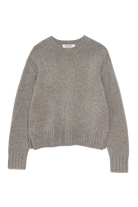 SWEATERS Chunky Pullover in Grey Melange Organic by John Patrick