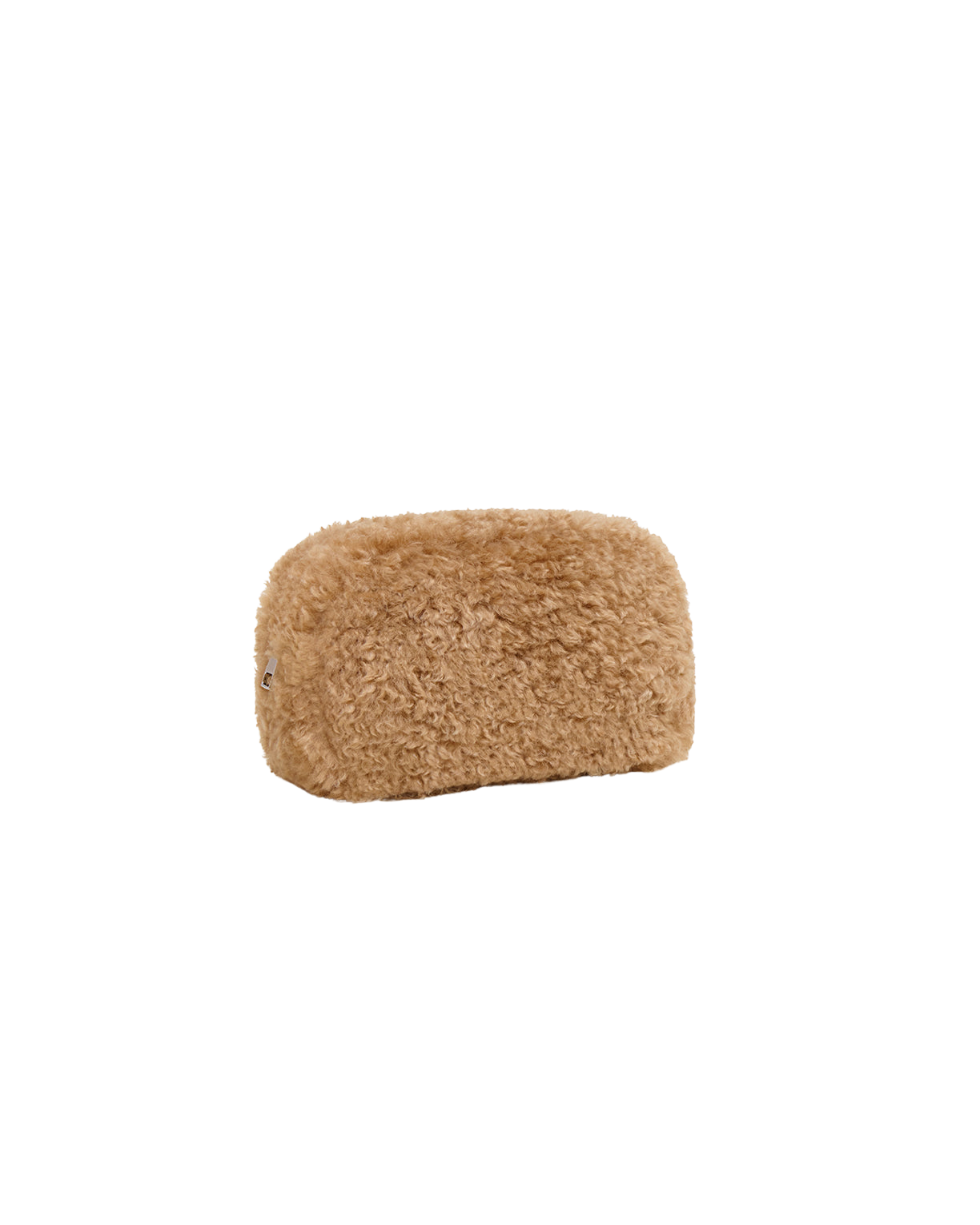 ACCESSORIES Noor Bouclette Pouch in Camel Apparis