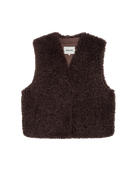 COATS/JACKET Lyle Bouclette Vest in Brown Apparis