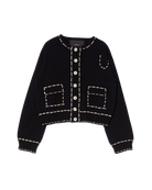 COATS/JACKET Lottie Jacket in Black & Tan Atelier Delphine