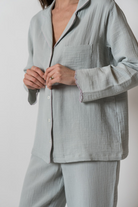 LINGERIE/PJ/SWIM Alaia Long PJ Set in Sage House No. 23