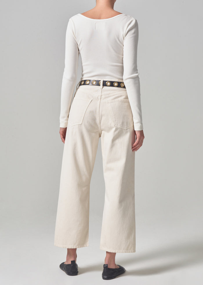 DENIM GAUCHO WIDE LEG IN MARZIPAN Citizens of Humanity