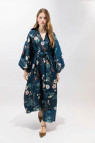 DRESSES/JUMPSUITS Almond Blossom Dress in Midnight Blue Psophia