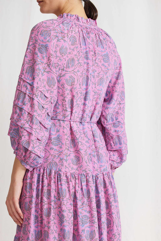Dresses Apiece Apart Trinidad Maxi Dress in Fuchsia Floral Apiece Apart