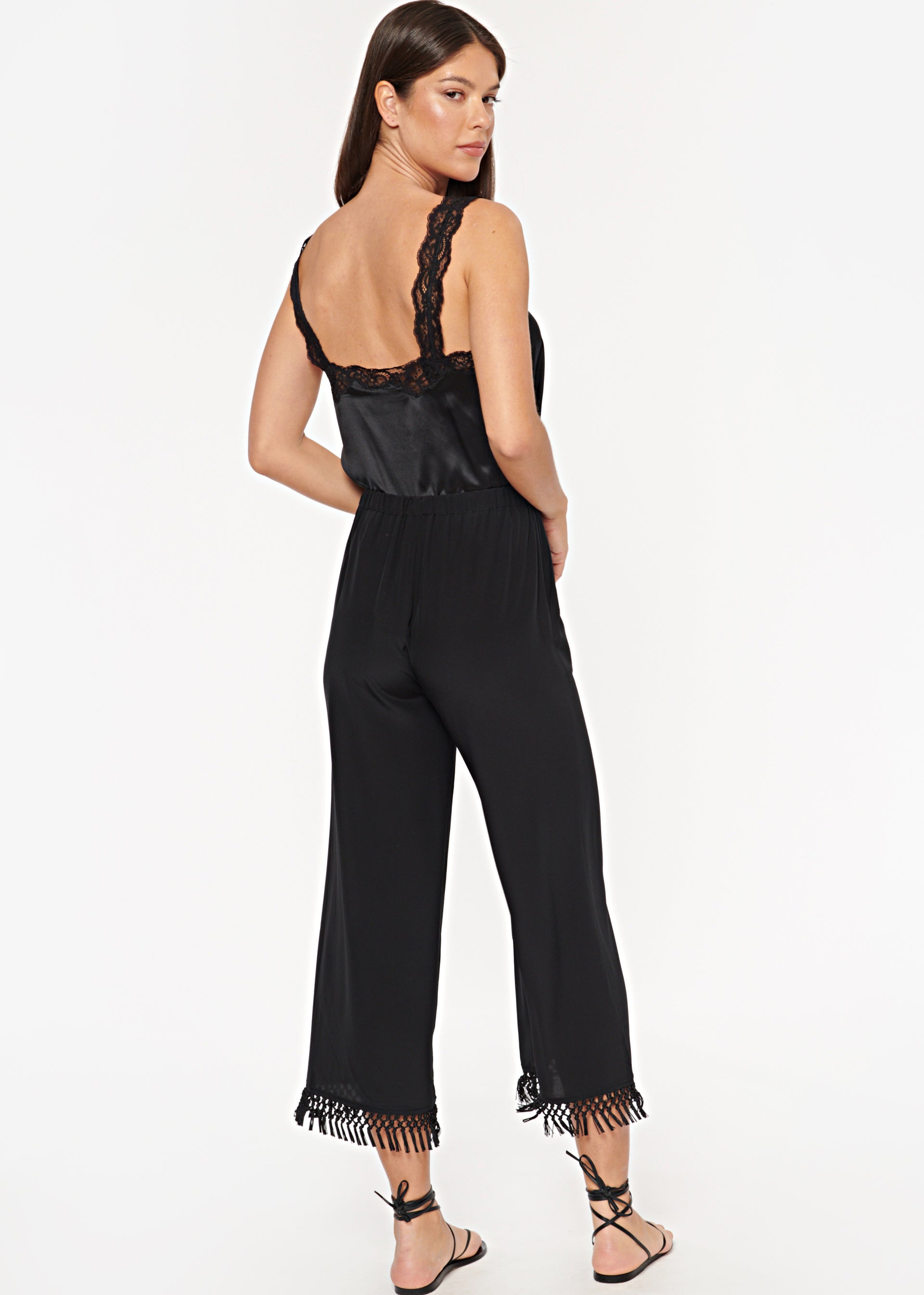 LINGERIE/PJ/SWIM Fernanda Cami in Black Cami NYC